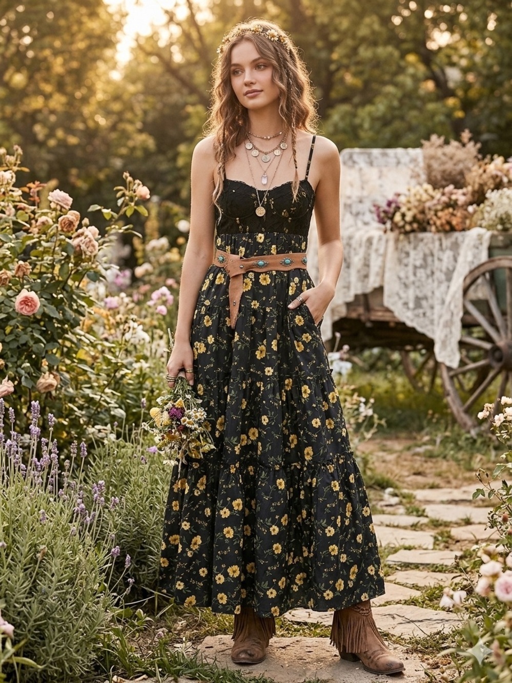 Kristopher Brock Floral Print Bustier Maxi
Dress 100% Exclusive size S NNT